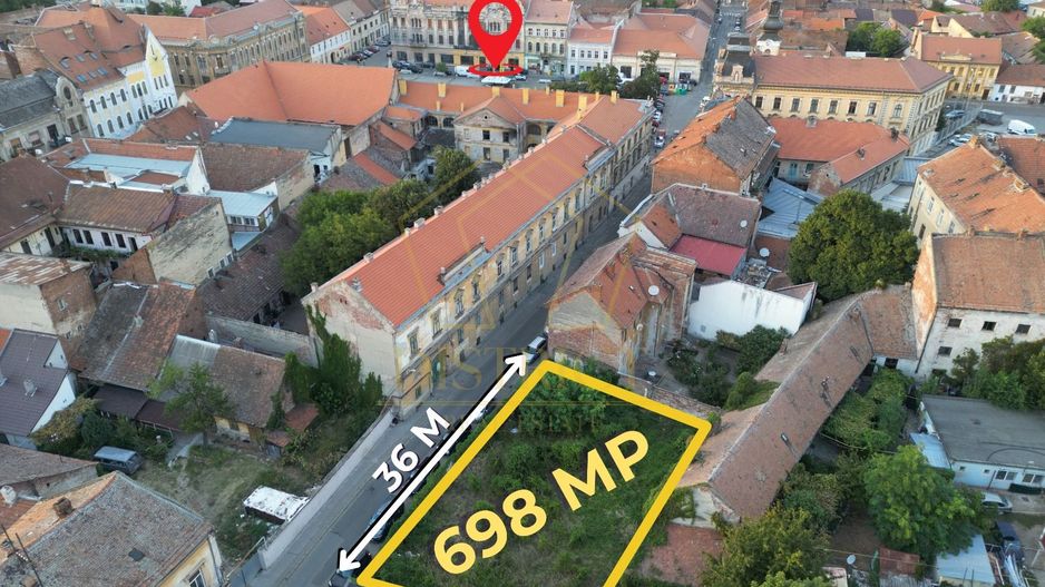 Teren cu autorizatie de bloc 10 Ap + 2 Sad | PIATA TRAIAN - Poză 1