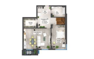 Vânzare - Penthouse zona Copou, 192.95 mp utili + 27.50 mp terasă - Poză 3
