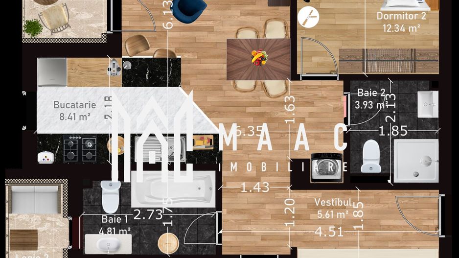 Apartament 3 camere | Etaj 2 | Loc de parcare | Neppendorf - Poză 1