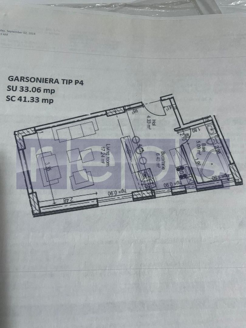 VANZARE GARSONIERA MODERNA | MOBILATA & UTILATA | 33 MP | LOCUIT SAU INVESTITIE - Poză 7