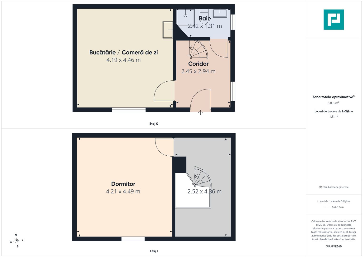 Apartament două camere decomandat ultracentral - Poză 6