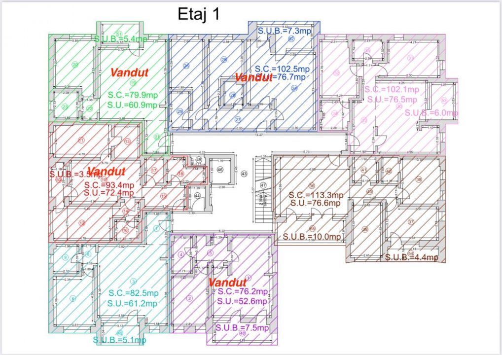 Inel II - Complex Primo Residence - Apartamente cu 2, 3 si 4 camere la cheie, bloc finalizat. - Poză 34