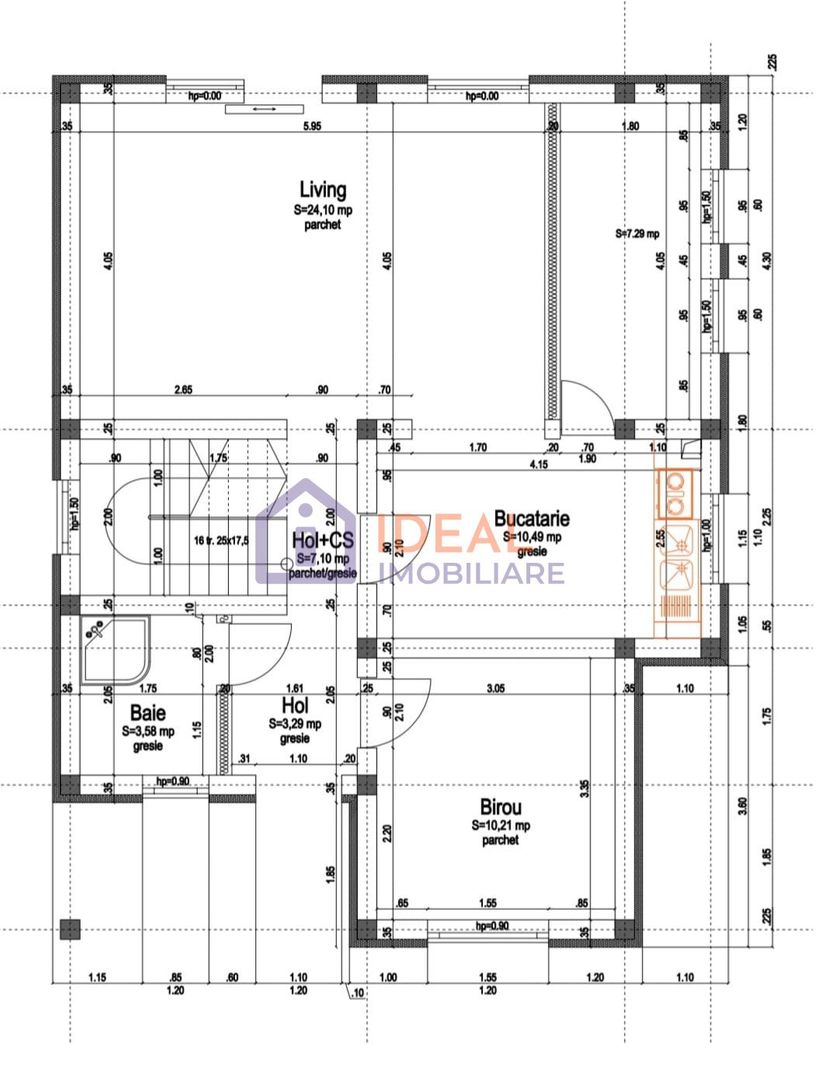 Casa Individuala Moderna cu 5 camere, si 350 mp de curte, in Sura Mica - Schiță 17