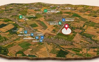 Teren vanzare, Berceni – Intrare Vidra, stradal Calea Bucuresti - Poză 2