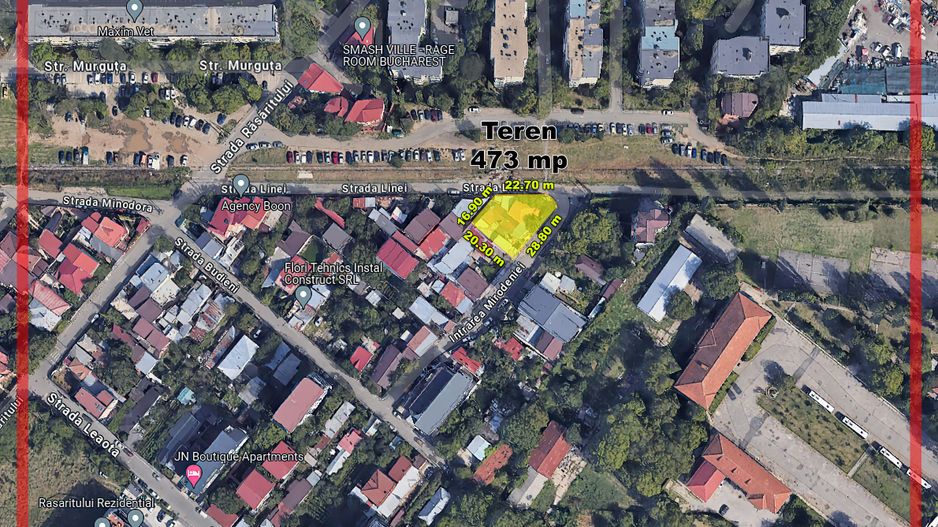 Teren investitie, Militari - Mirodeniei, 473mp,  zona M2, POT 70%, CUT 3,0 mp. - Poză 2