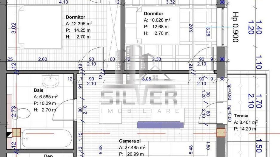 Apartament cu 3 camere+2 terase! - Poză 5