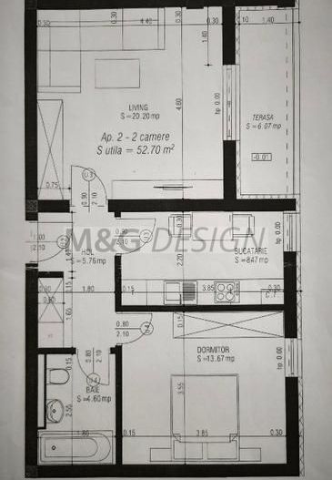 Apartament  2 camere  Braytim bloc nou - Poză 7