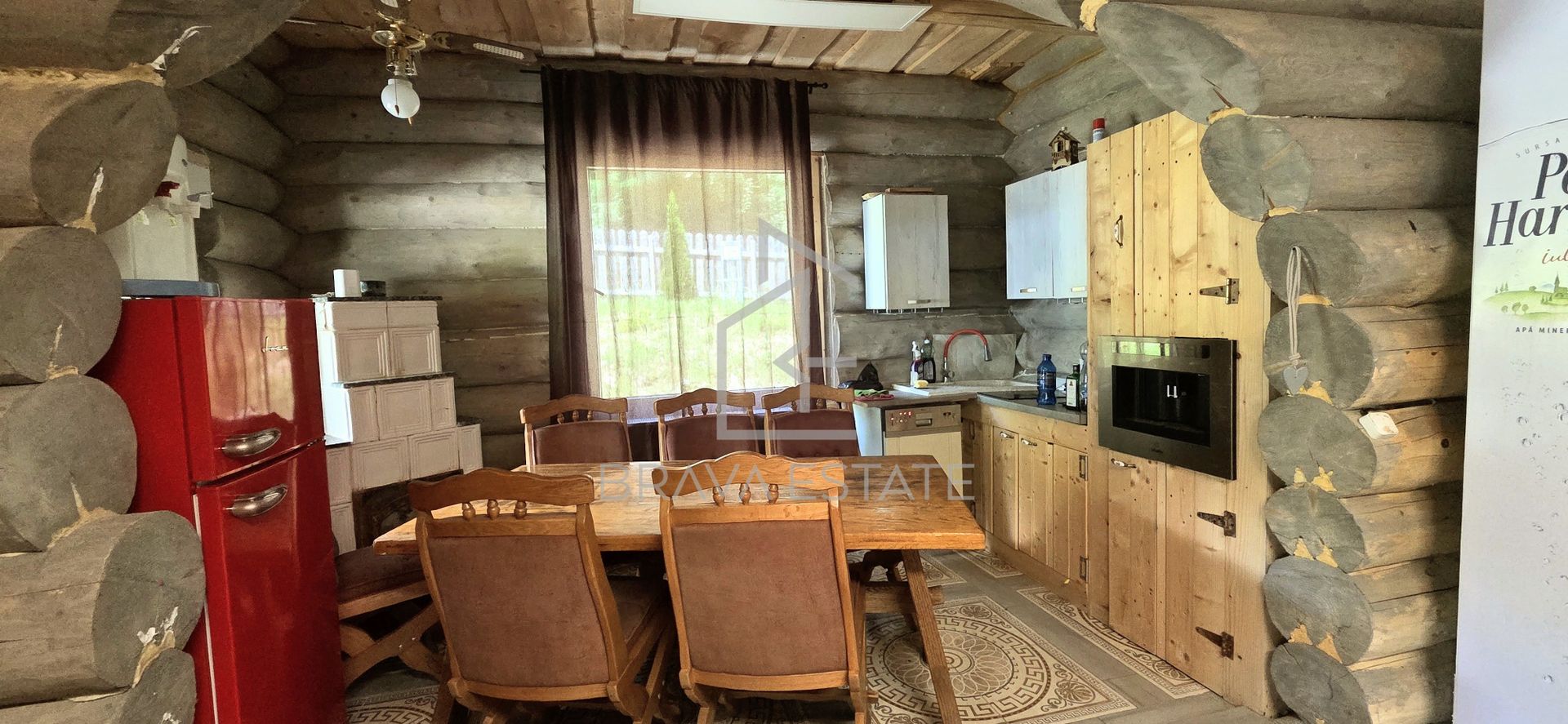 Cabană din lemn rotund, 210mp, ciubăr, jacuzzi, foișor, localitatea Băișoara - Poză 6