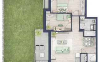 Apartament 3 camere cu Gradina si Terasa. Sibiu - Schiță 12