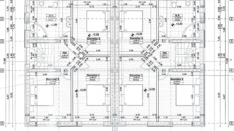 CASA DUPLEX | P+1+Pod | 123mp + POD 45mp | teren 654mp | Chinteni - Schiță 21