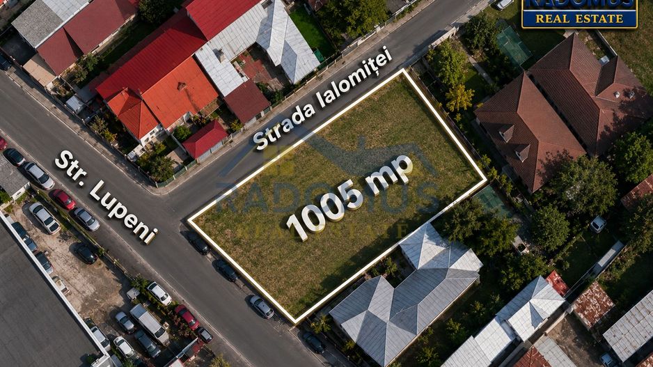 Teren intravilan 1.005 mp | Dublu front stradal | Str. Lupeni - Poză 4