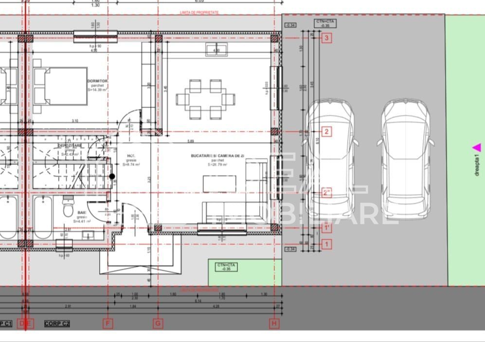 Casa Tip Duplex cu 4 camere si gradina, zona Selimbar - Schiță 7
