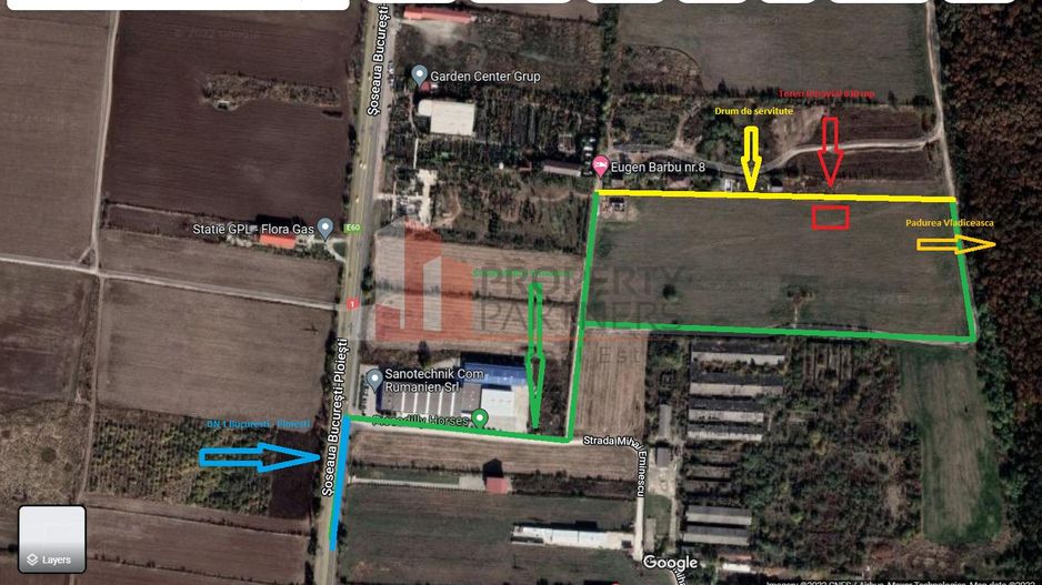 Teren intravilan Snagov - Vladiceasca - Poză 1