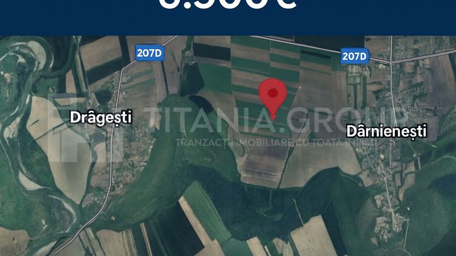 Teren extravilan agricol 1 ha de vânzare- Damienești, Bacău - Poză 3