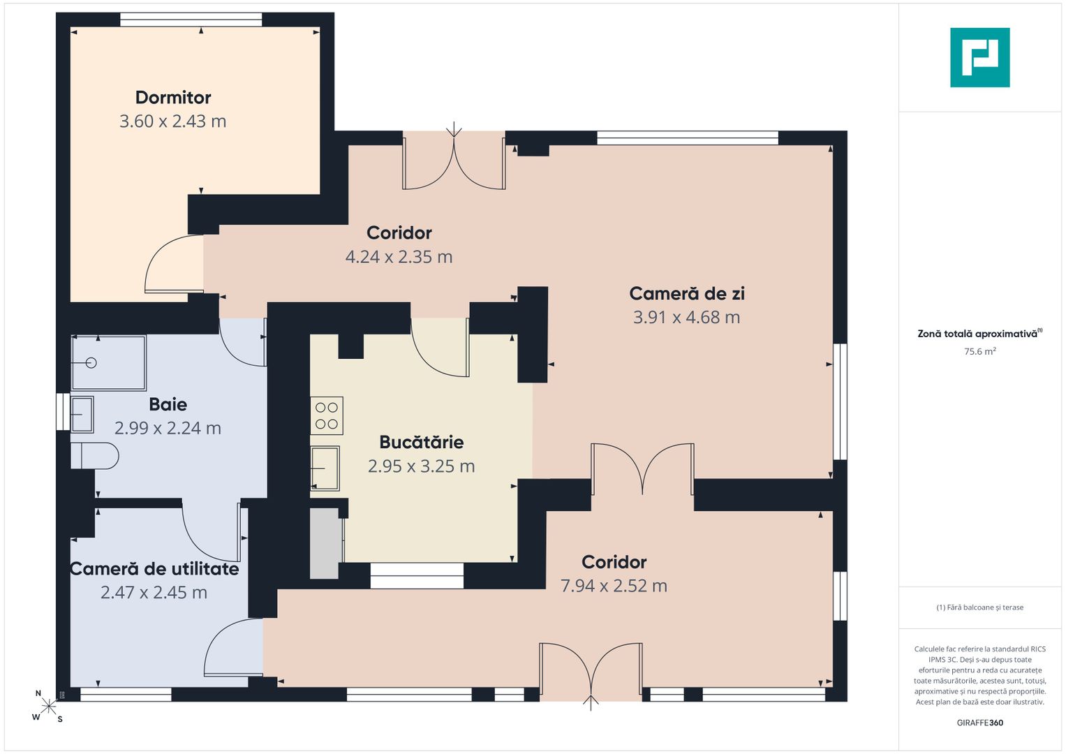 Casă renovată cu curte mare de închiriat în Rontău - Poză 13
