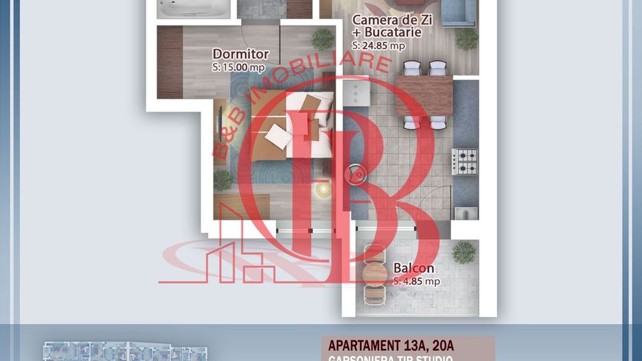 Oferta Lansare 2 camere  incalzire pardoseala - Schiță 11