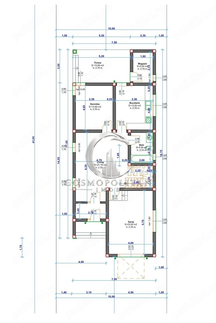 Loc pentru constructie casa ~ comuna Maracineni/BZ – primarie ~ 400mp - Poză 4
