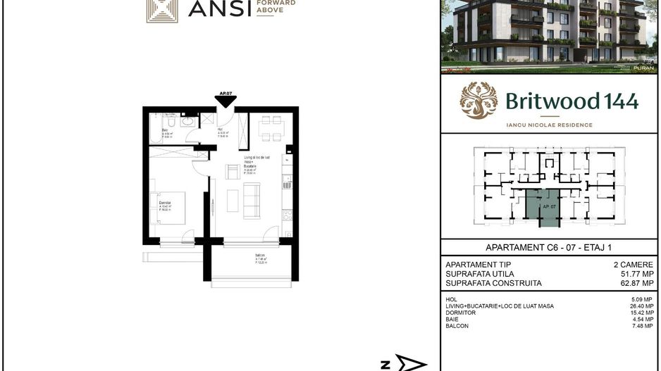 Blocul 6 din ansamblul rezidențial Britwood 144 – Erou Iancu Nicolae - Poză 22