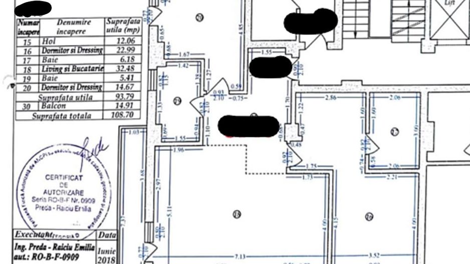 3 camere + LOC DE PARCARE INCLUS || BANEASA- AVIATIEI -BIHARIA - Schiță 26