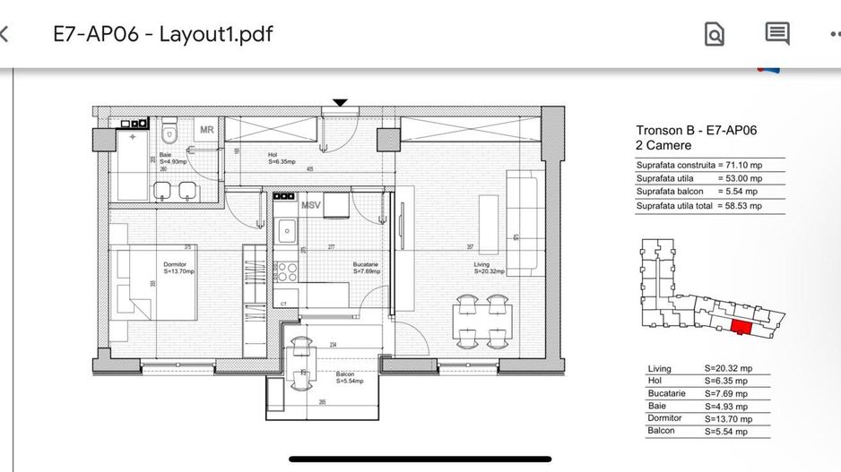 2 Camere Parcare Inclusa Lake House Metrou Petrache Poenaru Grozavesti - Schiță 22
