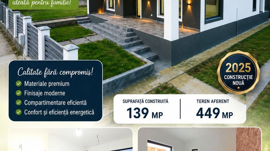 CASĂ individuală, cu teren 450 mp, LA CHEIE, VASLUI-zona FILATURII; - Poză 1