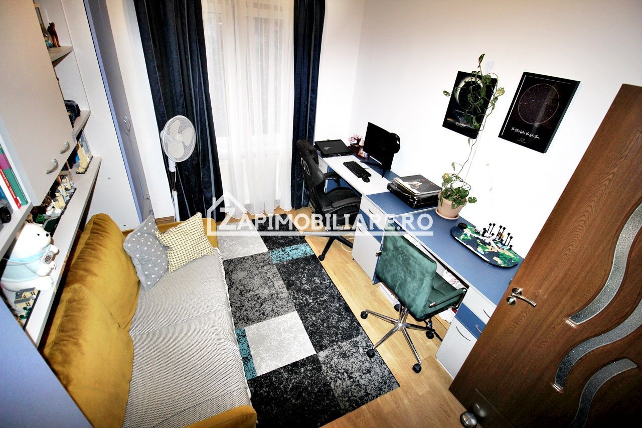 Apartament 3 camere,2 bai,pivnită,70mp,cartier Tudor,mobilat - Poză 12