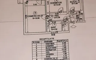 2 Camere - 59MP | Decomandat | 3/8 | Creditabil | 1986 | Crangasi - Schiță 14