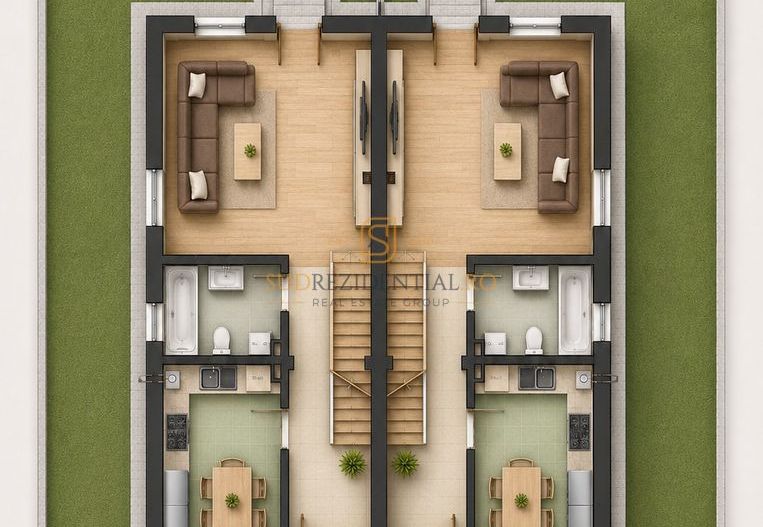 Duplex modern de vanzare, 4 camere - Gloriei Village, Bragadiru - Poză 7