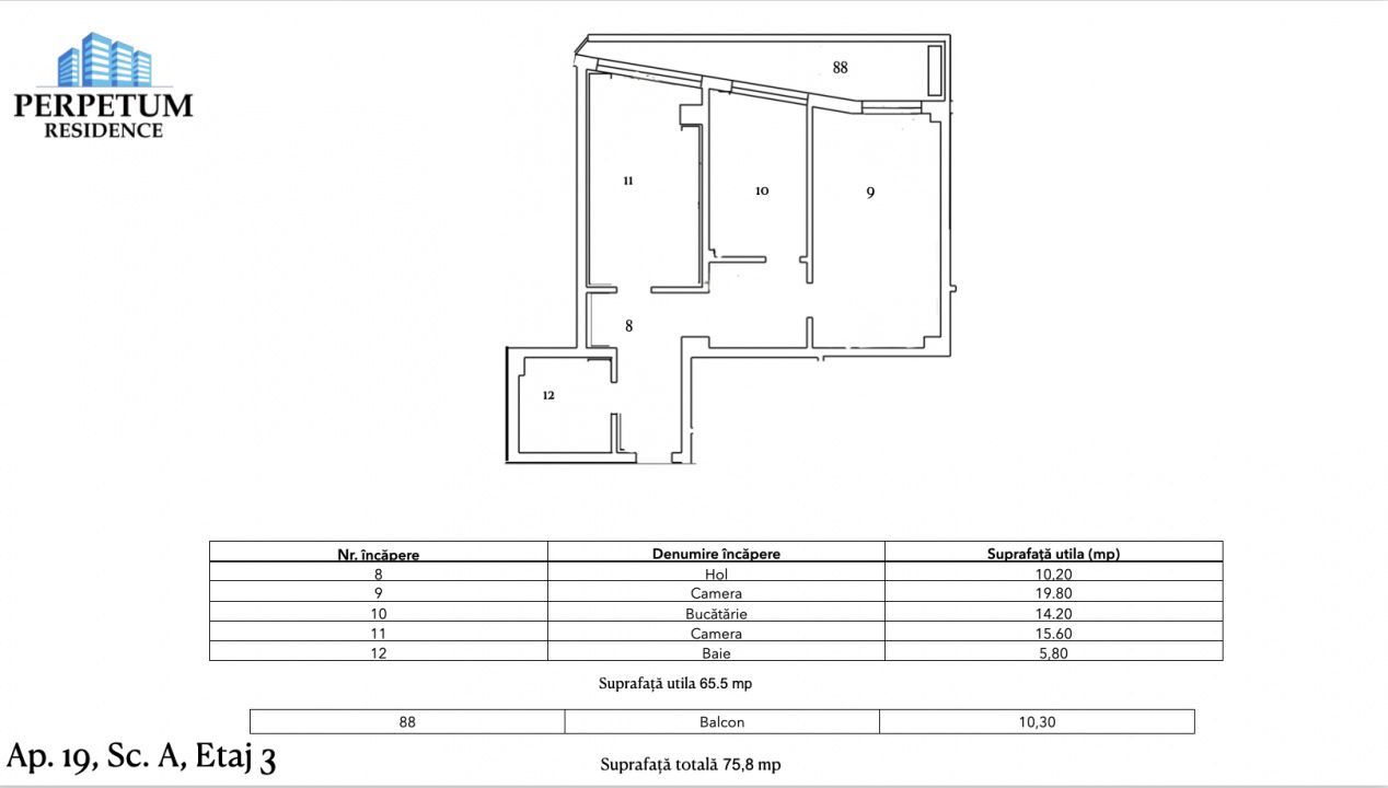 Tomis Nord - Vanzare apartament decomandat cu 2 camere, bloc nou. - Poză 6