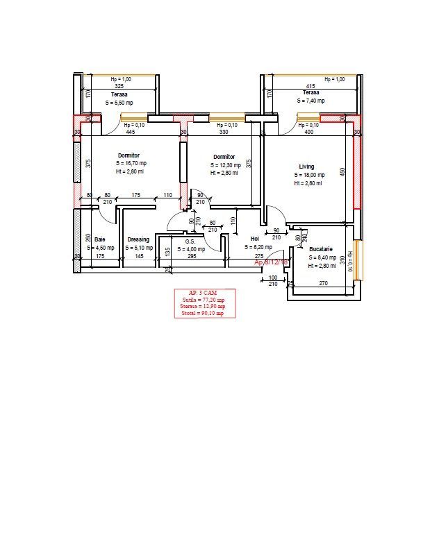 3CAM. DECOMANDAT (77MP) -COMPLEX 3 BLOCURI P+3 / METROU N TECLU! - Poză 2