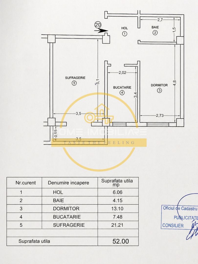 Apartament 2 camere | etaj intermediar, 56mp | Decomandat // Pacurari - Kaufland - Poză 7