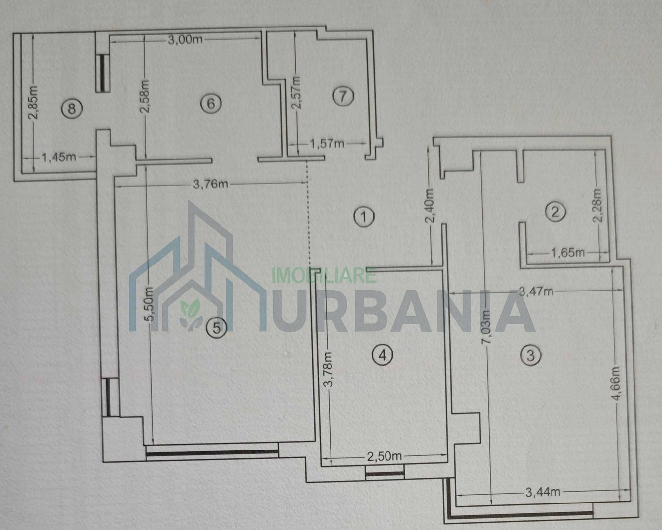 Apartament 3 camere, 71 mp, etaj 10, Complex NEWTON Tatarasi, Iasi - Poză 8