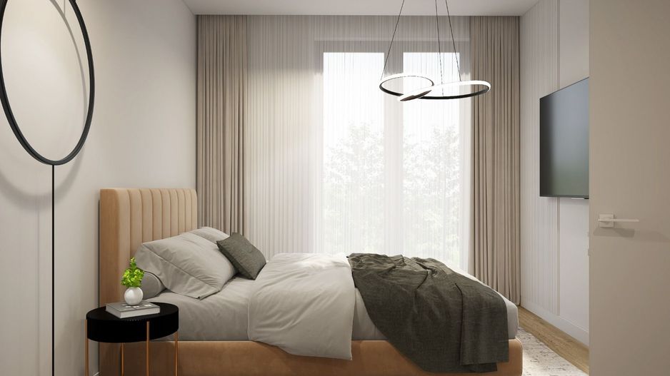 Apartament cu 2 camere mobilat la inchiriere in Amber Forest - Poză 7