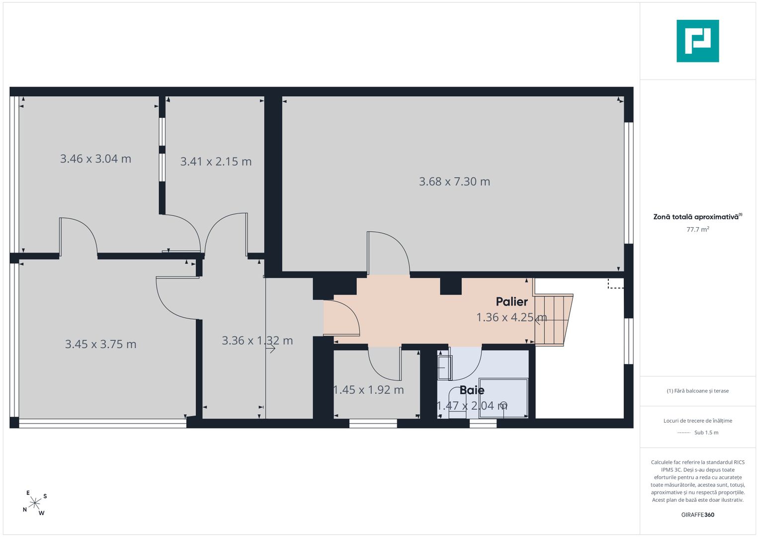 Spațiu de birouri Premium de închiriat - 77 mp - Poză 5