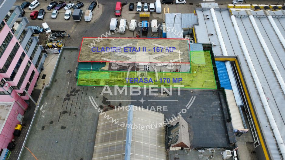 SPAȚIU COMERCIAL 167 mp + TERASĂ 170 mp, ETAJ 2, PIAȚA TRAIAN – VASLUI - Poză 3