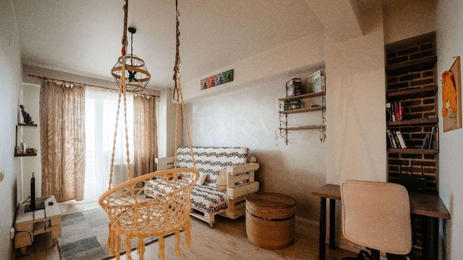 Apartament open space, Mărăști, complet mobilat. - Poză 1