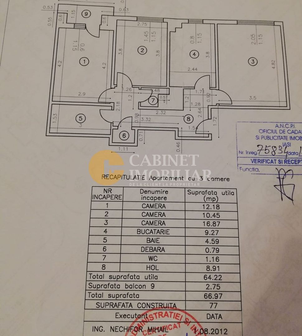 Etaj 3 Apartament 3 Camere Decomandat Belvedere Pizza-Nico Nicolina - Poză 7