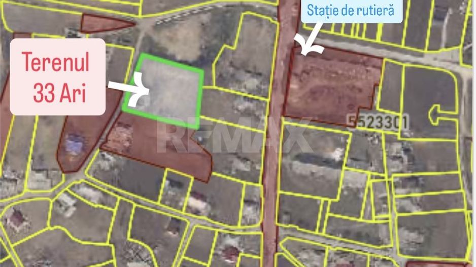 Teren pentru construcții 33 Ari în Molești, Ialoveni - Poză 1