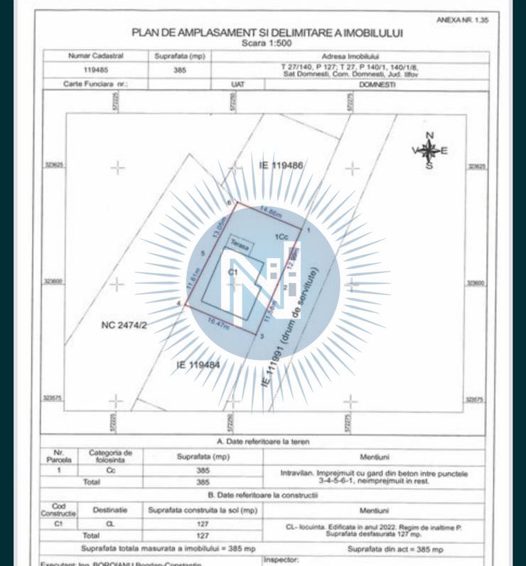 Vila Domnesti Ilfov Constructie finalizata 2022 COMISION 0 % - Schiță 9