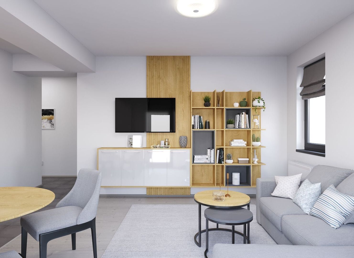 Apartament 3 camere de inchirat Rond OMV Pipera - Poză 1