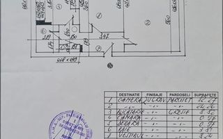 APARTAMENT 2 CAMERE ‖ BLOC 2001 ‖ LIFT ‖ ZONA CENTRALA NERVA TRAIAN - Schiță 6
