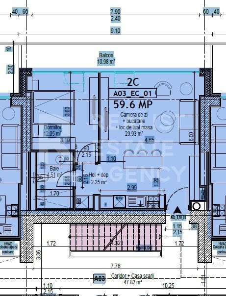 Vânzare, apartament, 2 camere, lângă lac, București - Schiță 4