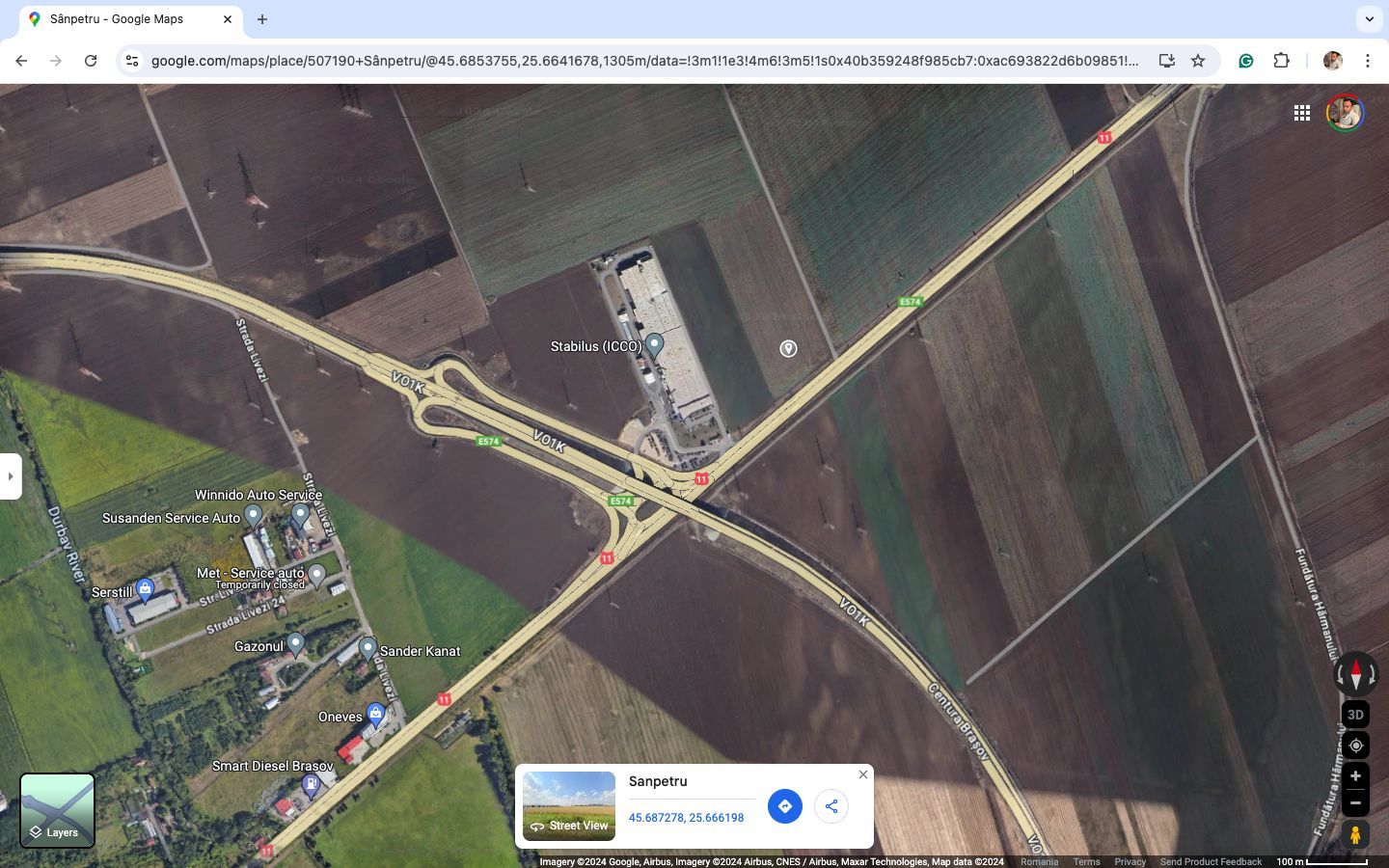 Teren intravilan 41.476 mp Sanpetru DN 11 Centura Brasov -Tg. Secuiesc - Poză 3