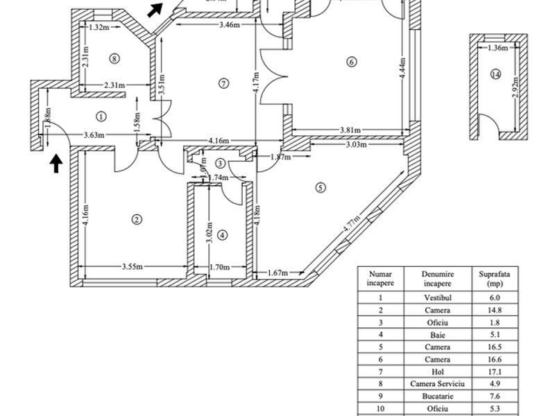 CISMIGIU - Stirbei | 4 camere parter pretabil Notariat cabinet Avocat - Poză 23