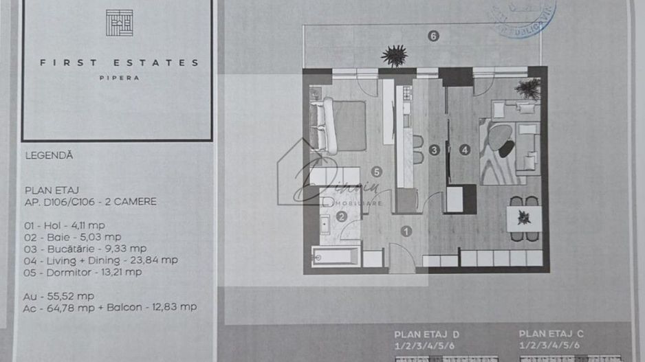 2 camere First Estates Pipera I Plaza Pipera Rond OMV I COM 0% - Poză 4