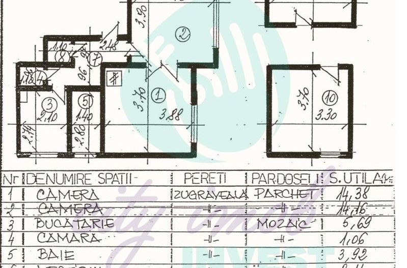 Teren 374 mp si 2 corpuri cu 7 apartamente - Poză 5