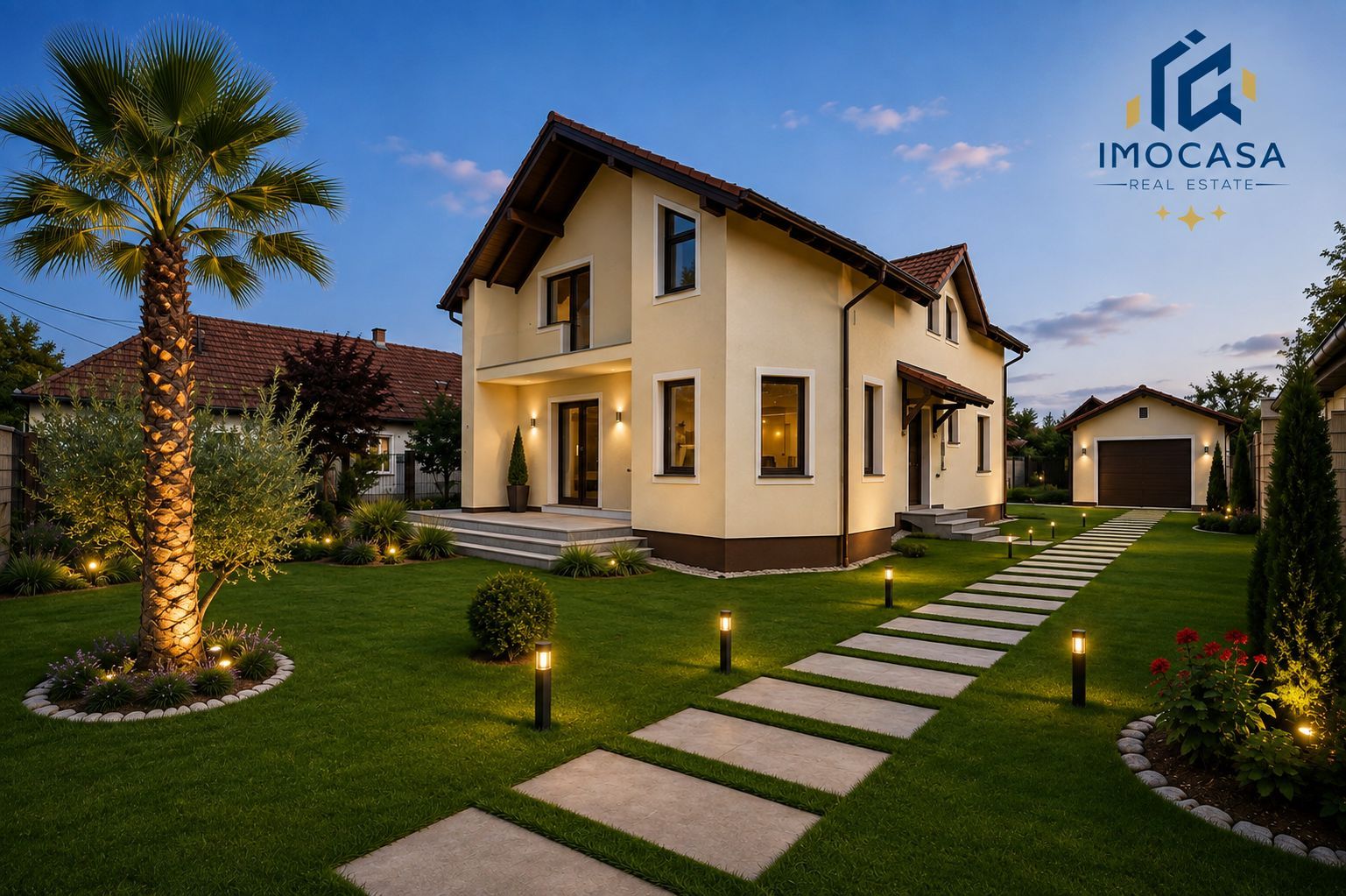Eleganta, Confortul, Calitatea, liniste Vila P+M Garaj Pecica Arad - Poză 27