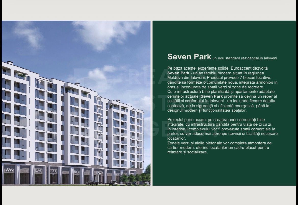 Vânzare, apartament 1 cameră, complexul SEVEN Park - Ialoveni - Poză 4