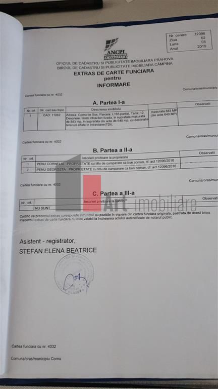 Teren de vanzare Breaza Cornu iesire la DN 1 - Poză 7