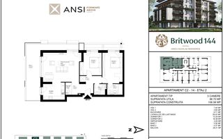 De vânzare apartament 3 camere – BRITWOOD 144, Iancu Nicolae Residence - Poză 2